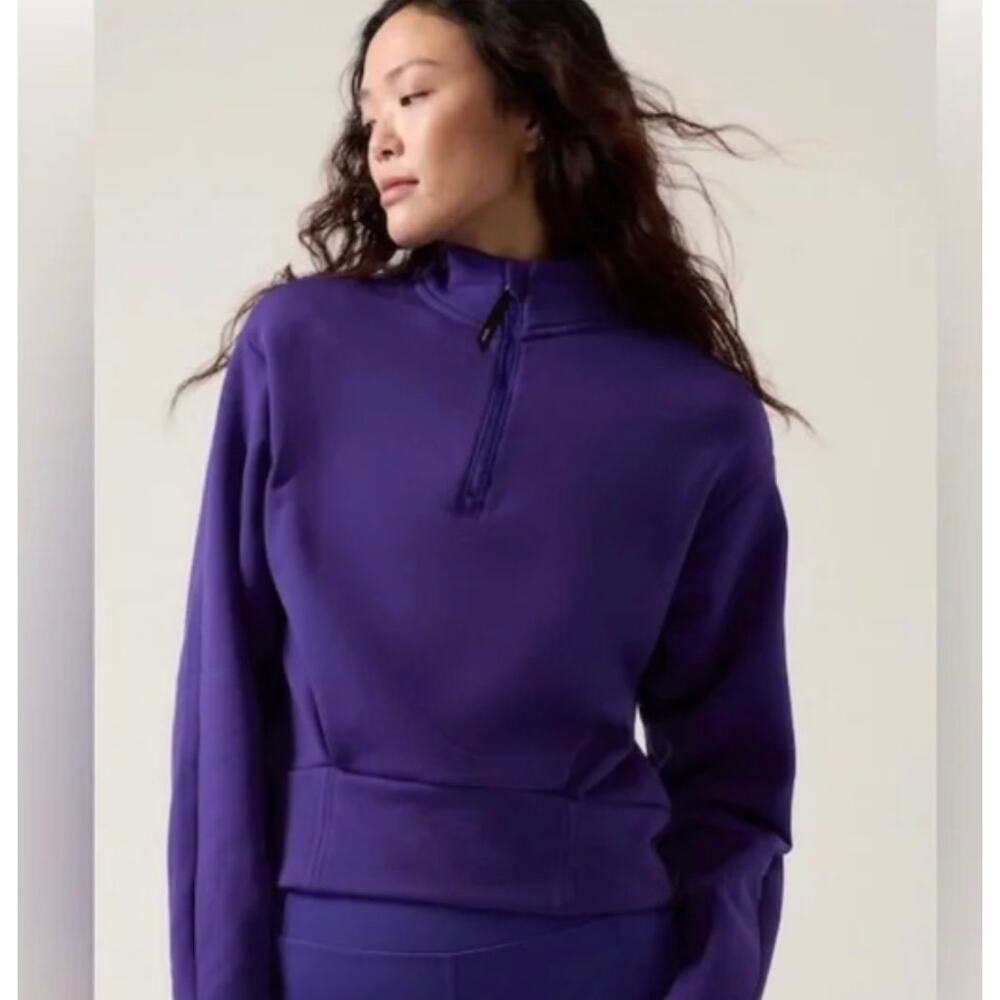 Athleta Altitude Polartec Half Zip Sweatshirt Women's XS